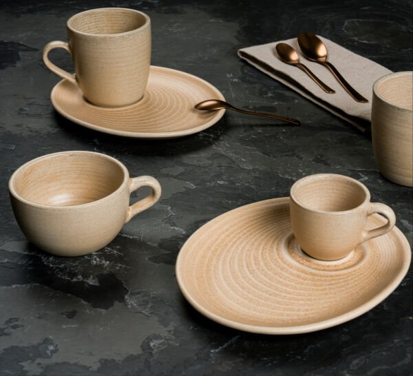 Mirage Ripple Sunum Tabağı Fincan Altlığı 20x17 cm