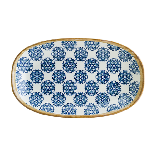 Bonna Porselen Lotus Gourmet Oval Kayık Tabak 29*17 cm