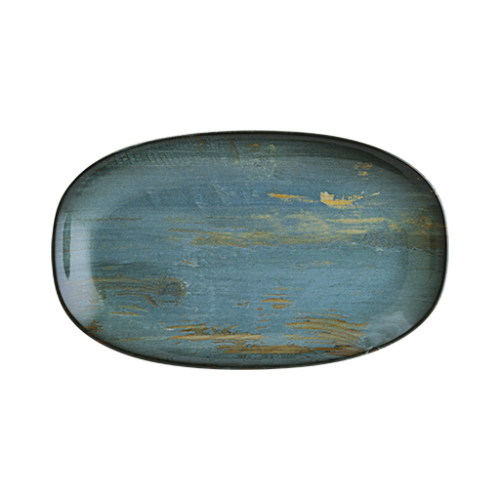 Bonna Porselen Madera Mint Gourmet Oval Kayık Tabak 24*14 cm