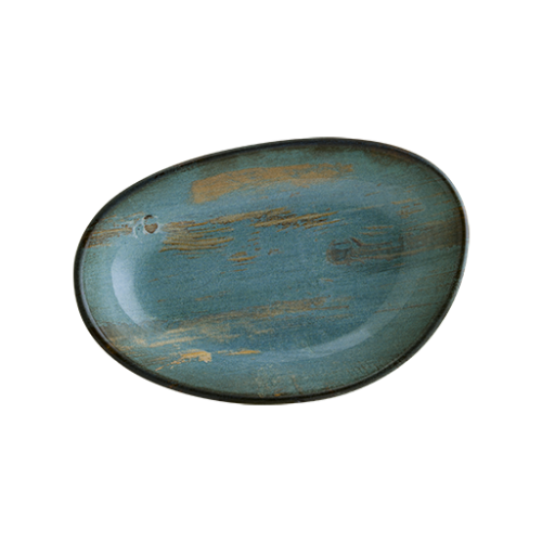 Bonna Porselen Madera Mint Vago Oval Kayık Tabak 15*8.5 cm
