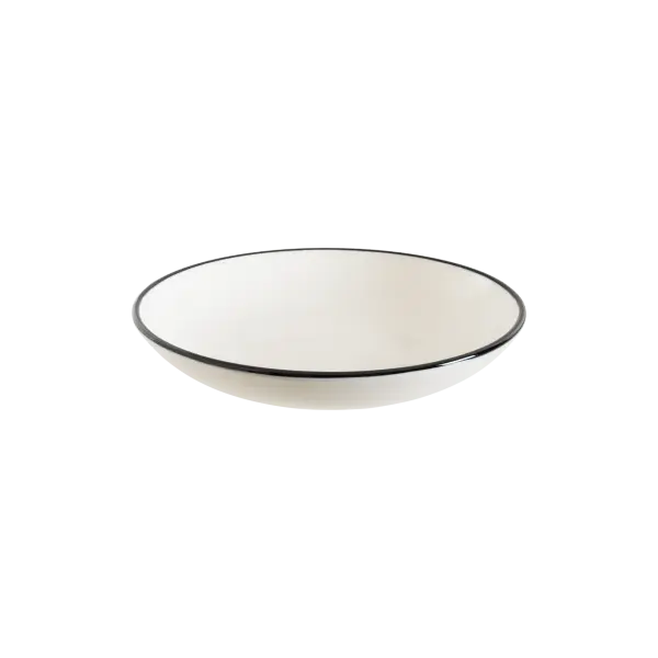 Linea Black Bloom Çukur Tabak 23 cm 1000 cc