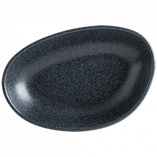 Graphite Vago Oval Kayık Tabak 15*8.5 cm