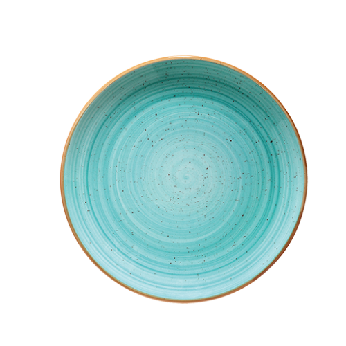 Bonna Porselen Aqua Gourmet Düz Tabak 17 cm
