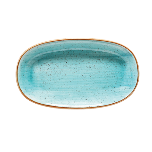 Bonna Porselen Aqua Gourmet Oval Kayık Tabak 19*11 cm