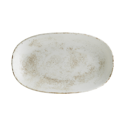 Bonna Porselen Nacrous Matt Gourmet Oval Kayık Tabak 15*8.5 cm