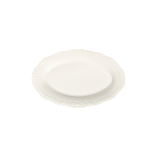 Transparan Tiffany Oval Tabak 32 cm