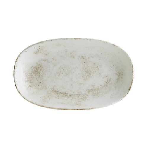 Bonna Porselen Nacrous Matt Gourmet Oval Kayık Tabak 24*14 cm