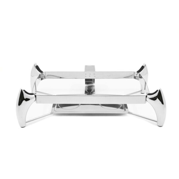 Biradlı Grovy Ekonomik Dikdörtgen Chafing Dish Ayaklı Stand