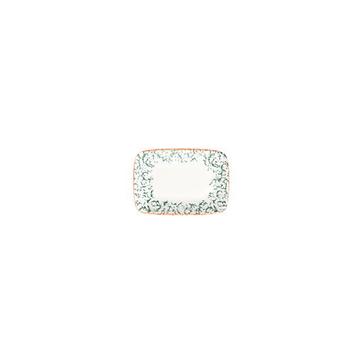 Venecia Green W Quadro Dikdörtgen Kayık 15 cm (14 * 10)