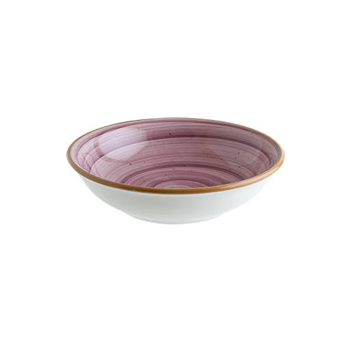 Bonna Porselen Aura Blackberry Gourmet Çukur Tabak 15 cm 330 cc