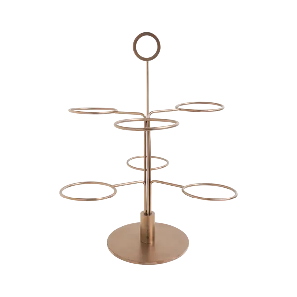 Bonna Clair Mat Bronz 6 Katlı Sunum Stant Demiri