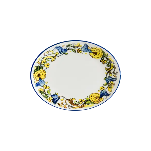 Albufera Mid White Moove Oval Tabak 31*24 cm