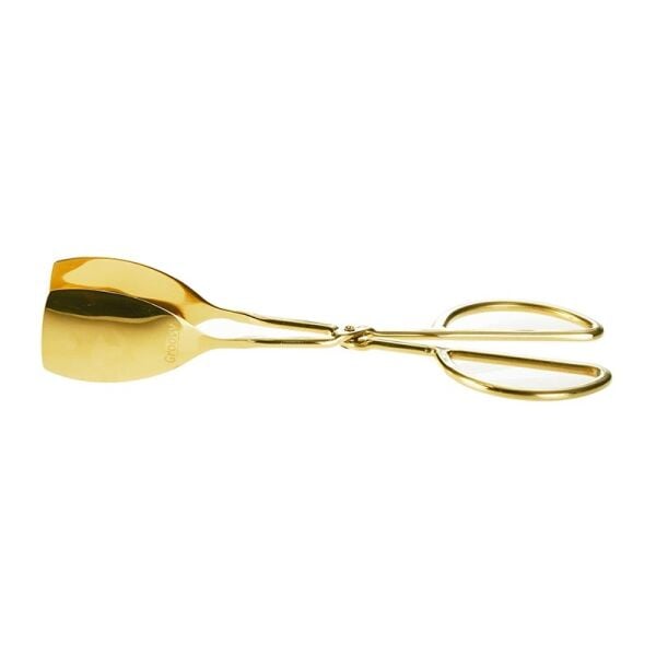 Biradlı Spatula Servis Maşası, 26 cm, Altın