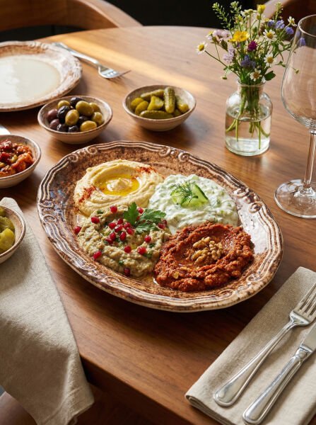 Qura Elan Oval Kayık Tabak 26cm