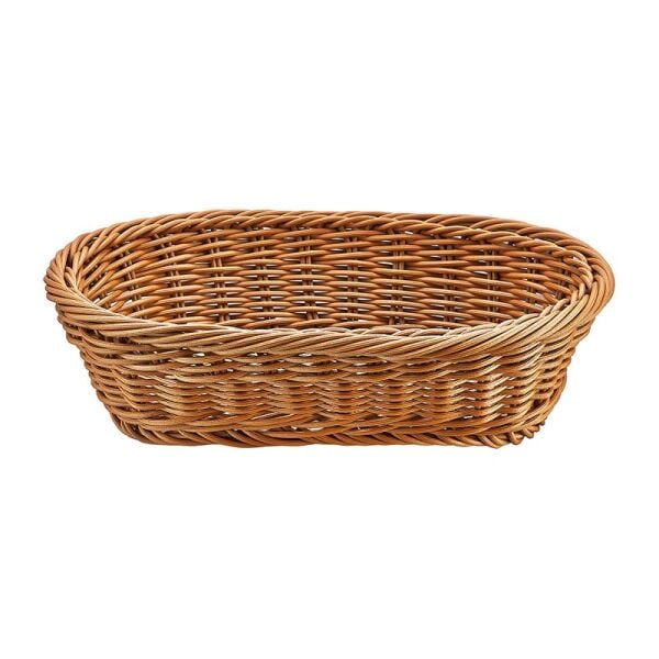 Biradlı Oval Ekmek Sepeti, Plastik, 24x16x7 cm