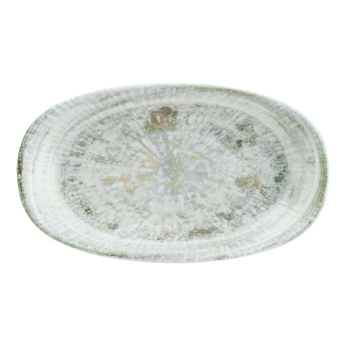 Bonna Porselen Odette Olive Gourmet Oval Kayık Tabak 19*11 cm