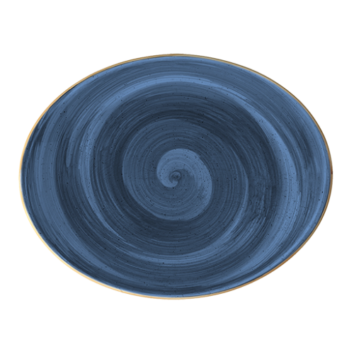 Bonna Porselen Dusk Moove Oval Tabak 36*28 cm