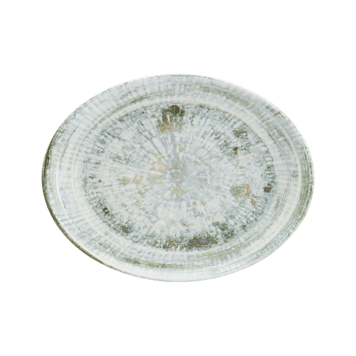 Bonna Porselen Odette Olive Moove Oval Tabak 36*28 cm