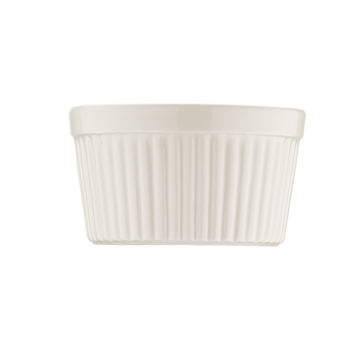 Bonna Porselen Optiva Rölyefli Sufle Kabı 210 cc 9 cm