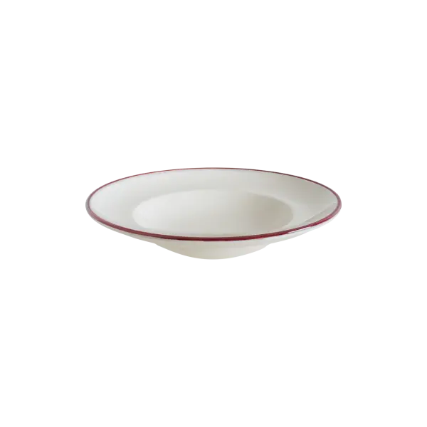 Linea Burgundy Gourmet Çukur Tabak 24 cm 400 cc