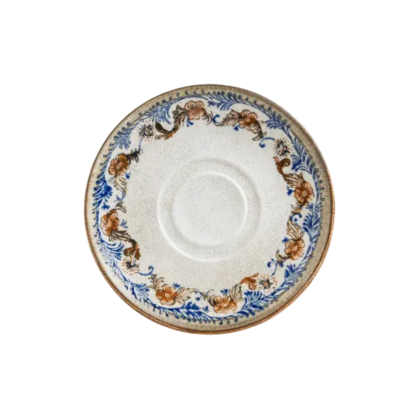 Retro Floral Gourmet Konsome Kase Tabağı 19 cm