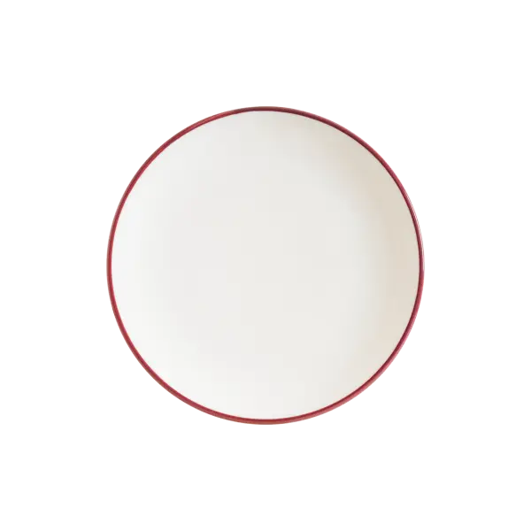 Linea Burgundy Gourmet Düz Tabak 21 cm
