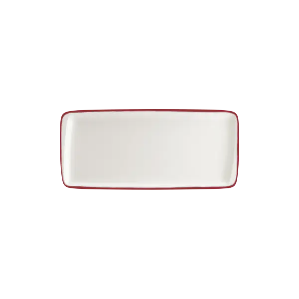 Linea Burgundy Moove Dikdörtgen Tabak 34*16 cm