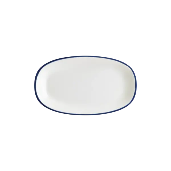 Linea Blue Gourmet Oval Kayık Tabak 24*14 cm