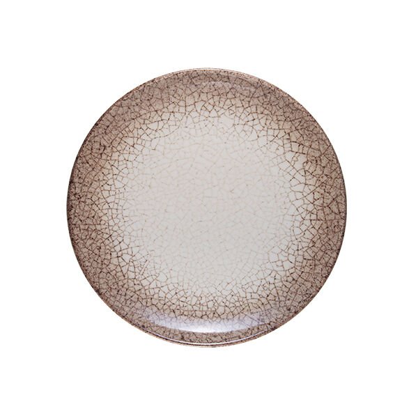 Deserto Lona Düz Tabak 25 cm *12