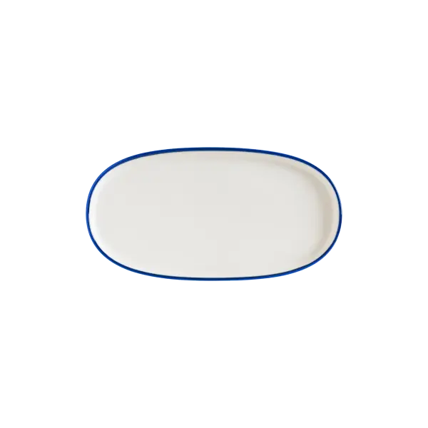 Linea Blue Hygge 21cm Oval Tabak