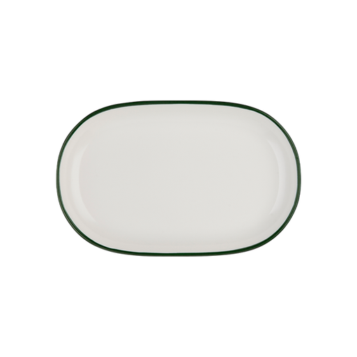 ID Fine Modest Green Magnus Oval Kayık 37 cm