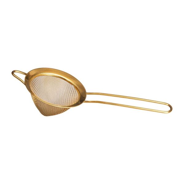 Biradlı Bar Süzgeci, 8 cm, Altın