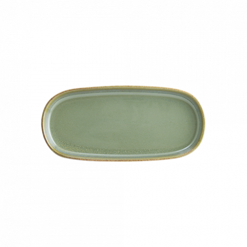 Bonna Porselen Sage Hygge 21cm Oval Tabak