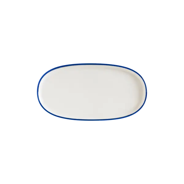 Linea Blue Hygge 25cm Oval Tabak