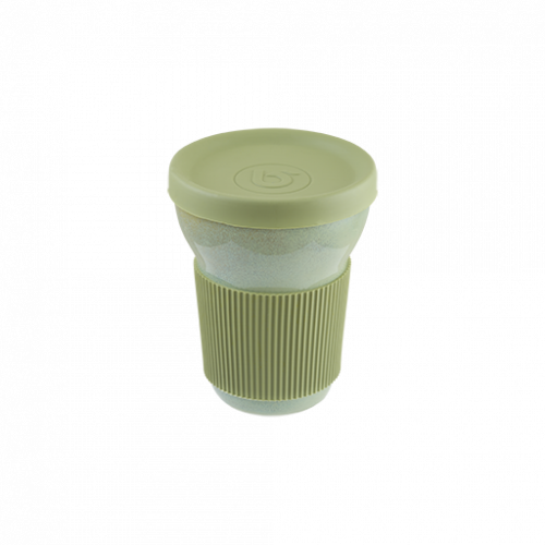 Bonna Porselen Silikon Kapak ve Tutacaklı Sage Softline 350cc MUG