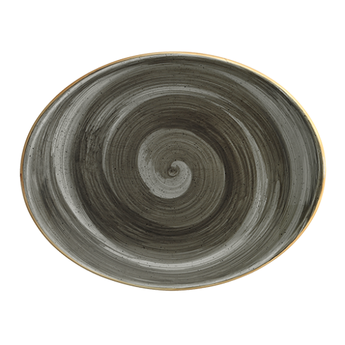 Bonna Porselen Space Moove Oval Tabak 36*28 cm