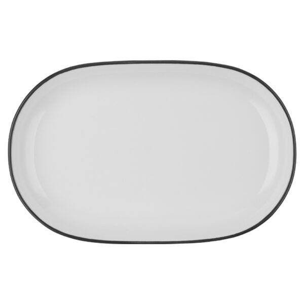 Modest Black Magnus Oval Kayık 37 cm *6