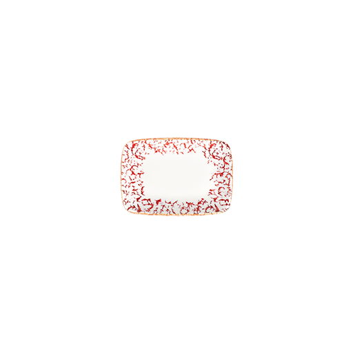 ID Fine Venecia Maroon W Quadro Dikdörtgen Kayık 18 cm (17 *12)