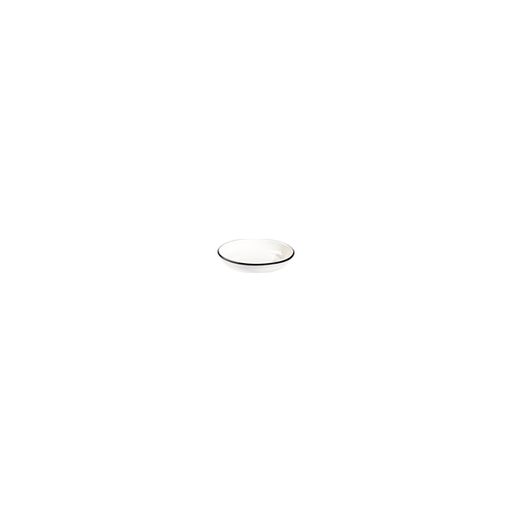 ID Fine Modest Black Lona Çukur Tabak 8 cm 35 cc