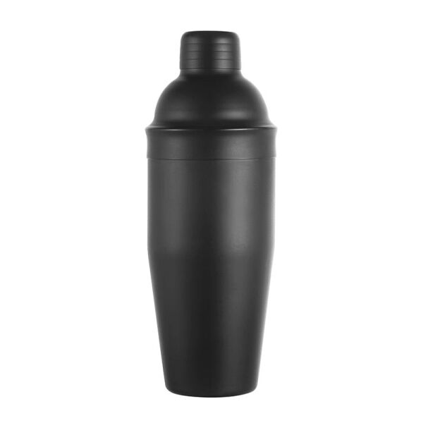 Biradlı Kokteyl Shaker, Çelik, Siyah, 500 cl