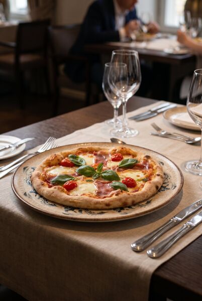 ID Fine Voyage Navy Mesa Pizza Tabağı 31 cm
