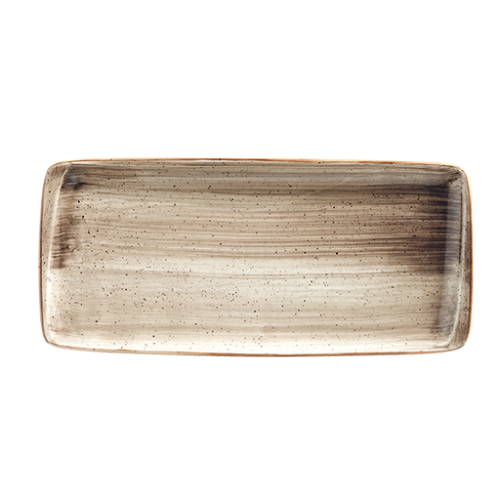 Bonna Porselen Terrain Moove Dikdörtgen Tabak 34*16 cm