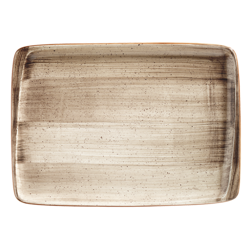 Bonna Porselen Terrain Moove Dikdörtgen Tabak 36*25 cm