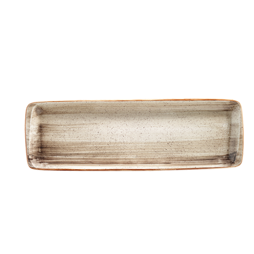 Bonna Porselen Terrain Moove Dikdörtgen Tabak 48*16 cm