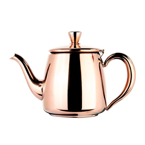 Biradlı Çay ve Kahve Potu, 550 ml, Bakır