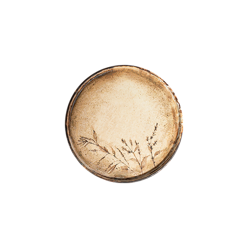 ID Fine Fall Beige Stolt Düz Tabak 25,5 cm