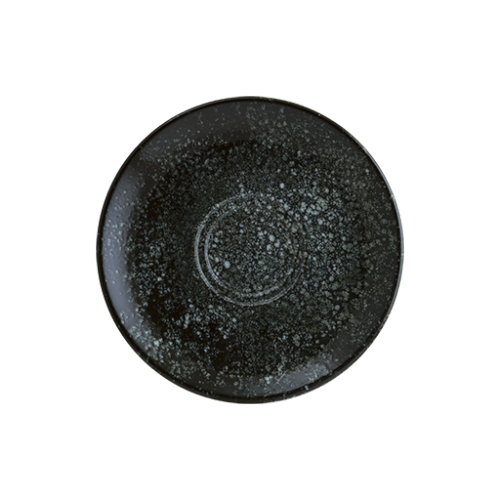 Bonna Porselen Cosmos Black Gourmet Kahve Fincan Tabağı 16 cm
