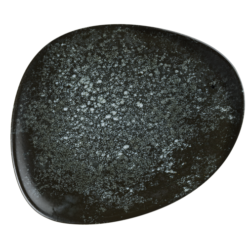 Bonna Porselen Cosmos Black Vago Düz Tabak 19 cm