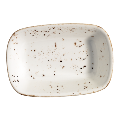 Bonna Porselen Grain Gourmet Dikdörtgen Kayık 14*10 cm
