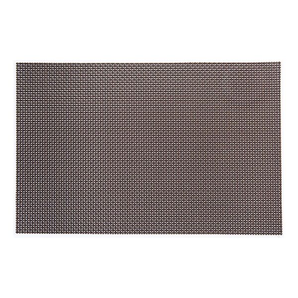 Biradlı Desenli PVC Amerikan Servis, 30x45 cm, Kahverengi